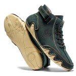 Colorful Handmade Leather Casual Sneakers for Men