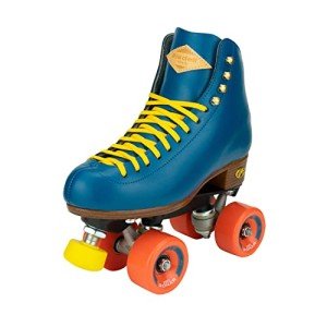 Ocean Blue Riedell Crew Outdoor Quad Roller Skates
