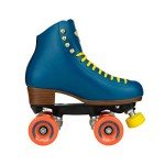 Ocean Blue Riedell Crew Outdoor Quad Roller Skates