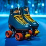 Ocean Blue Riedell Crew Outdoor Quad Roller Skates