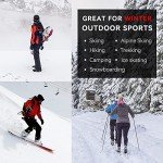 Men's Colorful Thermal Ski & Hiking Socks - 2 Pack