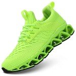 Men's Fluorescent Green Slip-On Sport Sneakers