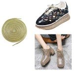 Sparkly Gold Glitter Shoelaces for Canvas Shoes