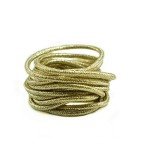 Sparkly Gold Glitter Shoelaces for Canvas Shoes