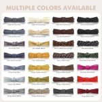 Colorful Heavy Duty Round Shoelaces - 2 Pairs