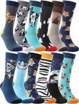 Colorful Animal Style Fun Socks - 12 Pairs