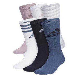 Adidas Men's Colorful Cushioned Athletic Socks (6-Pack)
