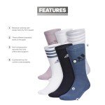 Adidas Men's Colorful Cushioned Athletic Socks (6-Pack)