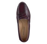 Burgundy Johnston & Murphy Men's Casual Penny Loafers