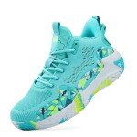 Men's Lightweight Colorful Basketball Sneakers - Size 11