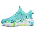 Men's Lightweight Colorful Basketball Sneakers - Size 11
