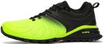 Kricely Men's Lightweight Fluorescent Yellow Sneakers