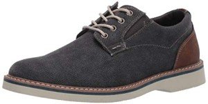 Nunn Bush Men's Gunmetal Canvas Oxford Shoes