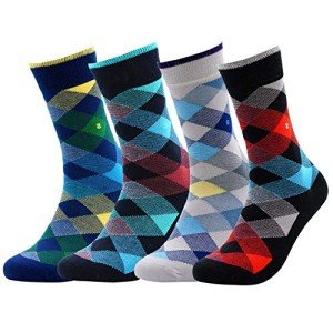 Anatolian Colorful Seamless Crew Socks for Everyone