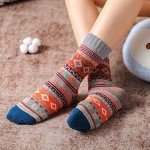 Colorful Wool Crew Socks for All Seasons