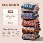 Colorful Wool Crew Socks for All Seasons