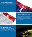 Colorful Smoke Graphic Men's Swim Trunks