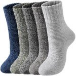 Colorful Wool Socks for Women and Men