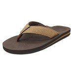 Men’s Arch Support Flip Flops with Soft Cushion