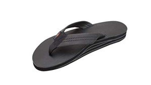 Two-Tone Rainbow Sandals for Men - Wide Strap