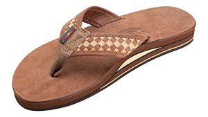 Men's Rainbow Sandals - Luxury Leather, Hand Woven