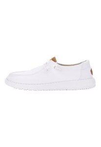 Hey Dude Women's Wendy White Canvas Slip-Ons