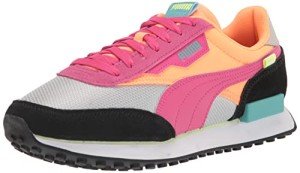 PUMA Future Rider Sneakers in Gray Violet-Purple