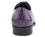 Colorful Men's Oxford Dress Shoes - Purple