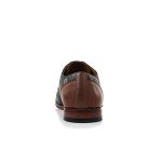 Floral Lace-Up Oxford Shoes for Men - Orchid Brown