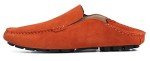 Bright Orange Slip-On Casual Loafers for Men