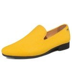 Yellow Slip-On Loafers for Men’s Weddings