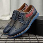 Colorful Lightweight Men's Oxford Dress Shoes - Size 10