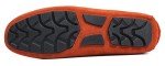 Bright Orange Slip-On Casual Loafers for Men