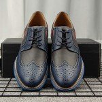 Colorful Lightweight Men's Oxford Dress Shoes - Size 10