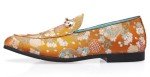 Colorful Men's Slip On Moccasins - Orange 10.5