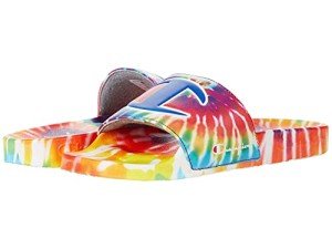 Champion Men's Tie-Dye Rainbow Slide Sandals