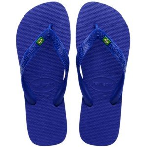 Havaianas Brazil Flip Flops in Marine Blue
