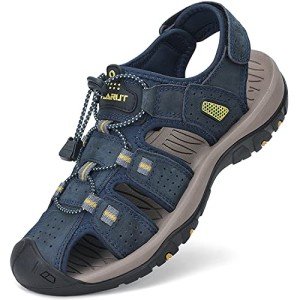 Colorful Men's Closed Toe Sport Hiking Sandals