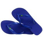 Havaianas Brazil Flip Flops in Marine Blue