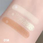 Brown Nude 3-in-1 Face Highlight & Bronzer Palette