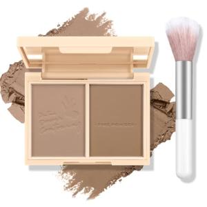 Boobeen Matte Bronzer and Blush Makeup Palette