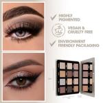 Lamora Nude Neutral Eyeshadow Palette - 12 Shades