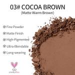 Erinde Cocoa Brown Matte Eyeshadow Palette