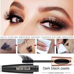 4 Pack 4D Silk Fiber Waterproof Mascara