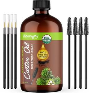 Organic Castor Oil for Hair and Lash Growth