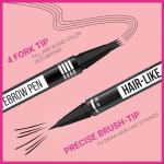 iMethod Dual-Ended Microblading Eyebrow Pen - Dark Brown
