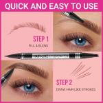 iMethod Dual-Ended Microblading Eyebrow Pen - Dark Brown