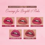 Just Herbs Organic Liquid Lipstick Set - 5 Brights