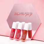 Just Herbs Organic Liquid Lipstick Set - 5 Brights