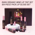 Rara Organic Wine Lip Tint Set - 6 Colours
